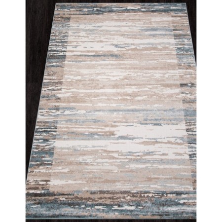 Rectangular carpet Merinos Naturel, size 100x200 cm, color Beige-Blue-1
