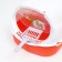 Domik toilet 43 x 32 x 28 cm, white-red
