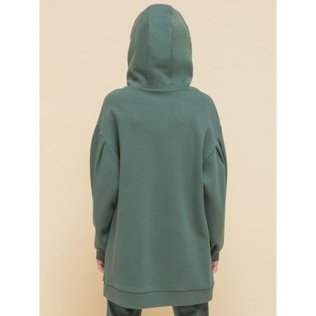 Sweatshirt for girls, height 104 cm, khaki color-3
