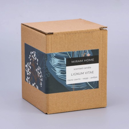 Aromatic candle in the glass "Lignum Vitae", fell Santo, 200 g-6