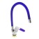 ACCOONA A4819S kitchen mixer, single -leaf, silicone spout, brass, purple/chrome