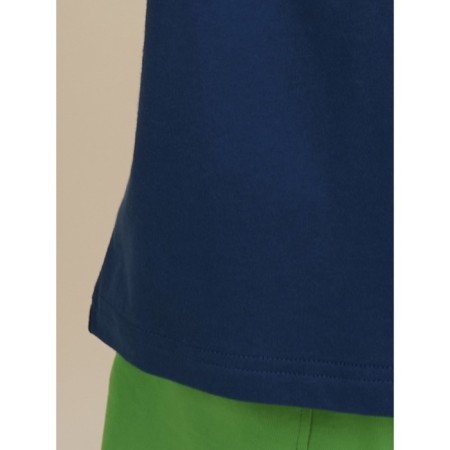 T -shirt for boys, height 110 cm, sea wave color-4