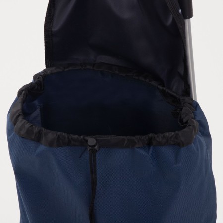 Household bag on a cart on a cord, the color is blue-4