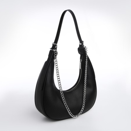 Bag Women's Sobo on the zipper Textura, average size, color black-1