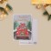 A postcard on watercolor cardboard “Gifts”, embossing, 11.8 x 16.4 cm, New Year