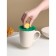 Lid - Silicone shade "Lemon" D = 11 cm, green color