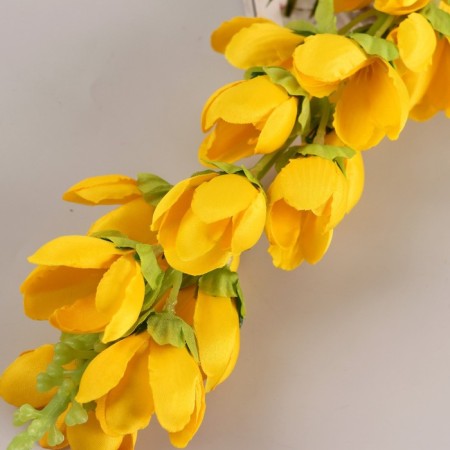 Artificial flowers "Sadovy Dremlik" 3x84 cm, yellow-1