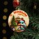New Year's Christmas tree toy "Happy New Year!" Snake, fireplace, 8 x 9 cm