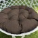 Billy swing pillow, diameter 60 cm, brown color