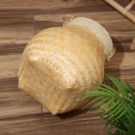 Wicker basket, from bamboo 30x30x40 cm-2