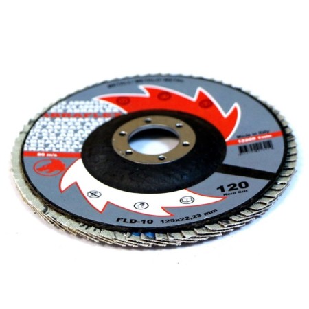 Circle of the end-end ABRAFLEX FLD-10, P120, 125 x 22.2 mm-2