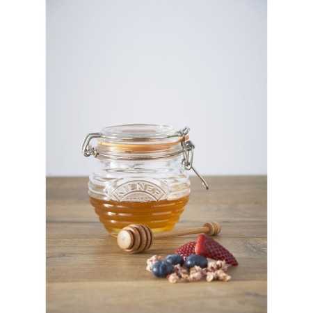 Bank with a spoon for honey Kilner-2