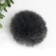 Pompon artificial fur "gray" d = 7 cm