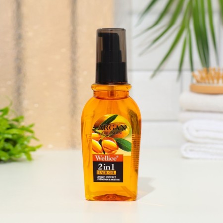 Professional hair oil with Argan 2 in 1, 120 ml-1