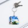Wooden keychain "Anapa", 5 x 5 cm
