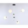 Suspended Ambrella Light, Modern, TR2505, 4XG9, white, black color