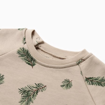 Costume (sweatshirt and trousers) I am "spruce twigs", height 86-92 cm-1