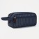 Lightning cosmetic bag, external pocket, blue color