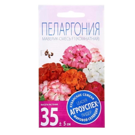 Seeds of indoor flowers Pelargonium "Smooth", 4 pcs.