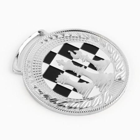 Thematic medal 191 "Chess" Diam 4.5 cm. Color ser. Without a tape-3