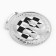 Thematic medal 191 "Chess" Diam 4.5 cm. Color ser. Without a tape