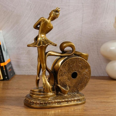 HOUSE OF TRAINS CAMINE "BALLER", H-28 cm, gold-2