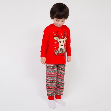 Pajama nursery, red color, height 128 cm-4