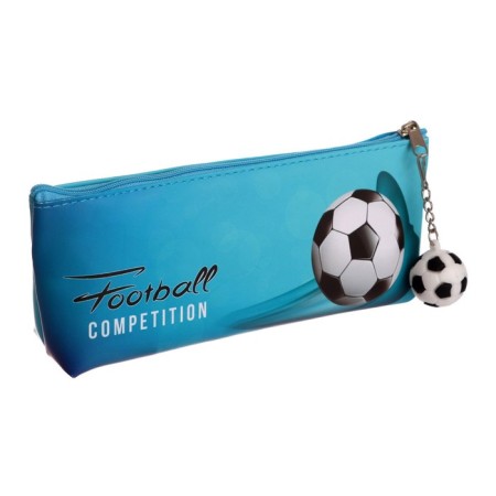 School Penal on a zipper, with a suspension, "Football", mix-6