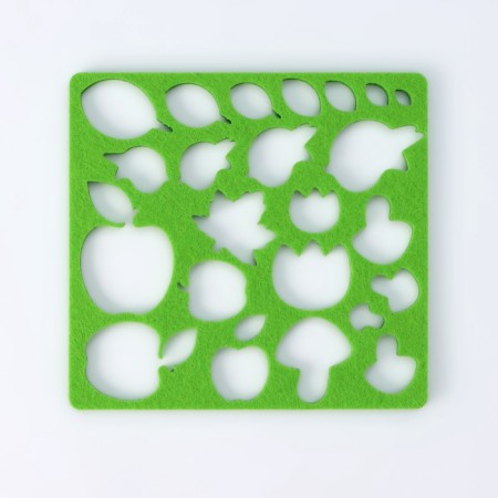 Set of stencils for felting, 16 x 16 cm, 7 pcs-7