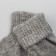 Female gloves from Mongolian wool, gray color, size 17-19 (6.5-7.5)