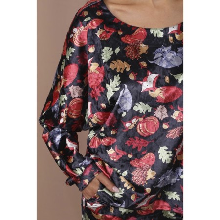Female jumper, size 48, black color-3