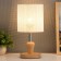 Tyrell table lamp E27 40W white 16x16x30 cm Risalux