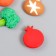 Decor for creativity plastic "Useful vegetables and fruits" set of 11 pcs 1.8x1.5 cm