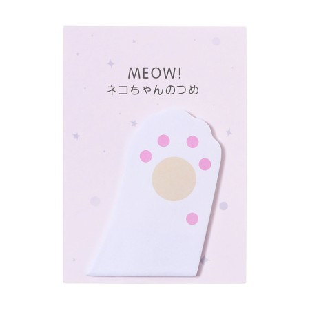 Block for records 45mm x 75mm 30l white paw