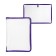 Plastic folder A4, 325 x 230 x 25 mm, lightning around, calligrata "office", PM-A4-01, 0.5 mm, transparent, purple