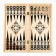 Wooden backgammon large, board game "Vostok", wooden board 60 x 60 cm