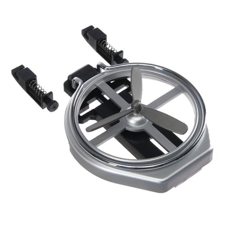 Torso cup holder in a deflector, car, chrome-1