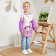 Set of children for creativity Ethel "Unicorn" apron 49 x 39 cm and sleeves