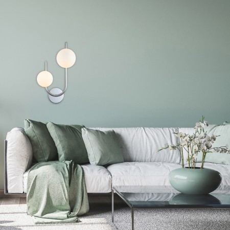 Wall lamp 2x40W G9, size 39x24x18 cm-4