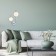 Wall lamp 2x40W G9, size 39x24x18 cm