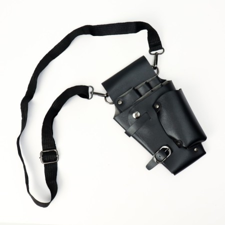 Bag for the master, 23 × 12 cm, belt length 119 cm, black color-3