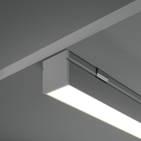Aluminum profile of the Led Strip Alm-2020-S-2M, 200x2x2 cm, silver color-5