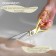 Set of scissors Gift: Close scissors 9 ", 23.5 cm, scissors embroidery" her tower "3.7, 9.5 cm, gold color