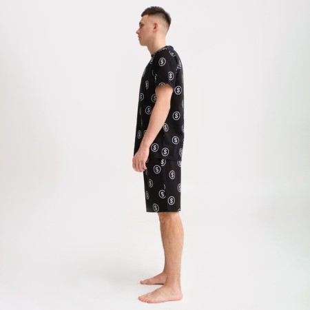 Pajama men's kaftan "money" R.50, black-1
