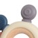 Silicone rejector "Massager", gray, purple color, mum & baby