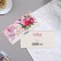 Money envelope "Happy Birthday!" heart, purple tone, white tone, 8.3x16.3 cm
