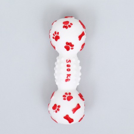 The food toy "New Year's dumbbell", 12.5 cm, white-2