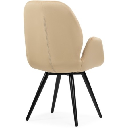 STULL OF A MARACASAS Muat Metal/velor, black/beige 63x65x96 cm-5