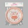 Disposable paper plate little happiness, set 6 pcs, 18 cm