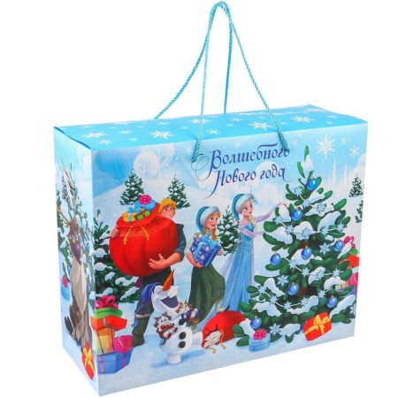 Gift package "New Year" 40x30x19 cm, cold heart-2